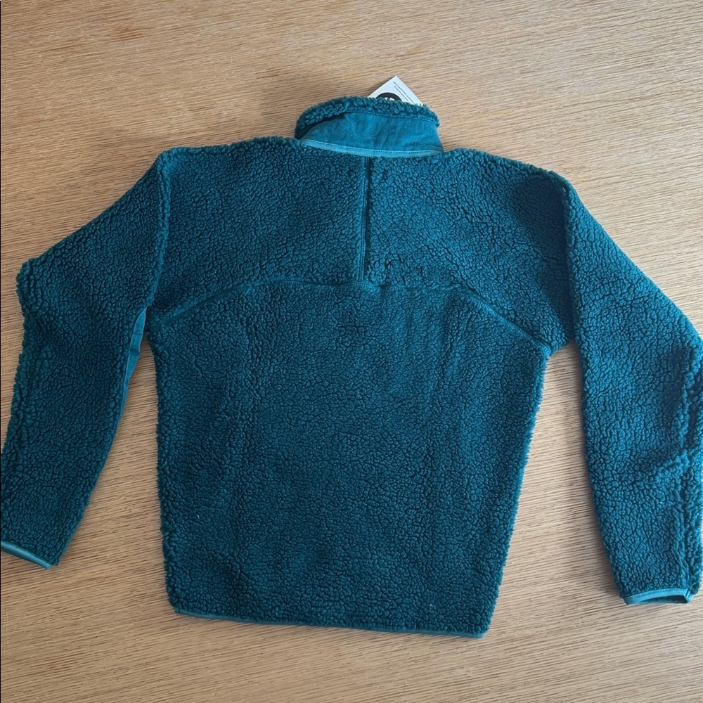 Madhappy Fall Sherpa Half Zip in Pine Color, unisex - Picture 4 of 6